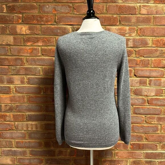 Wyse London Gray Cashmere Lightning Bolt Sweater Size 2 - Picture 4 of 7